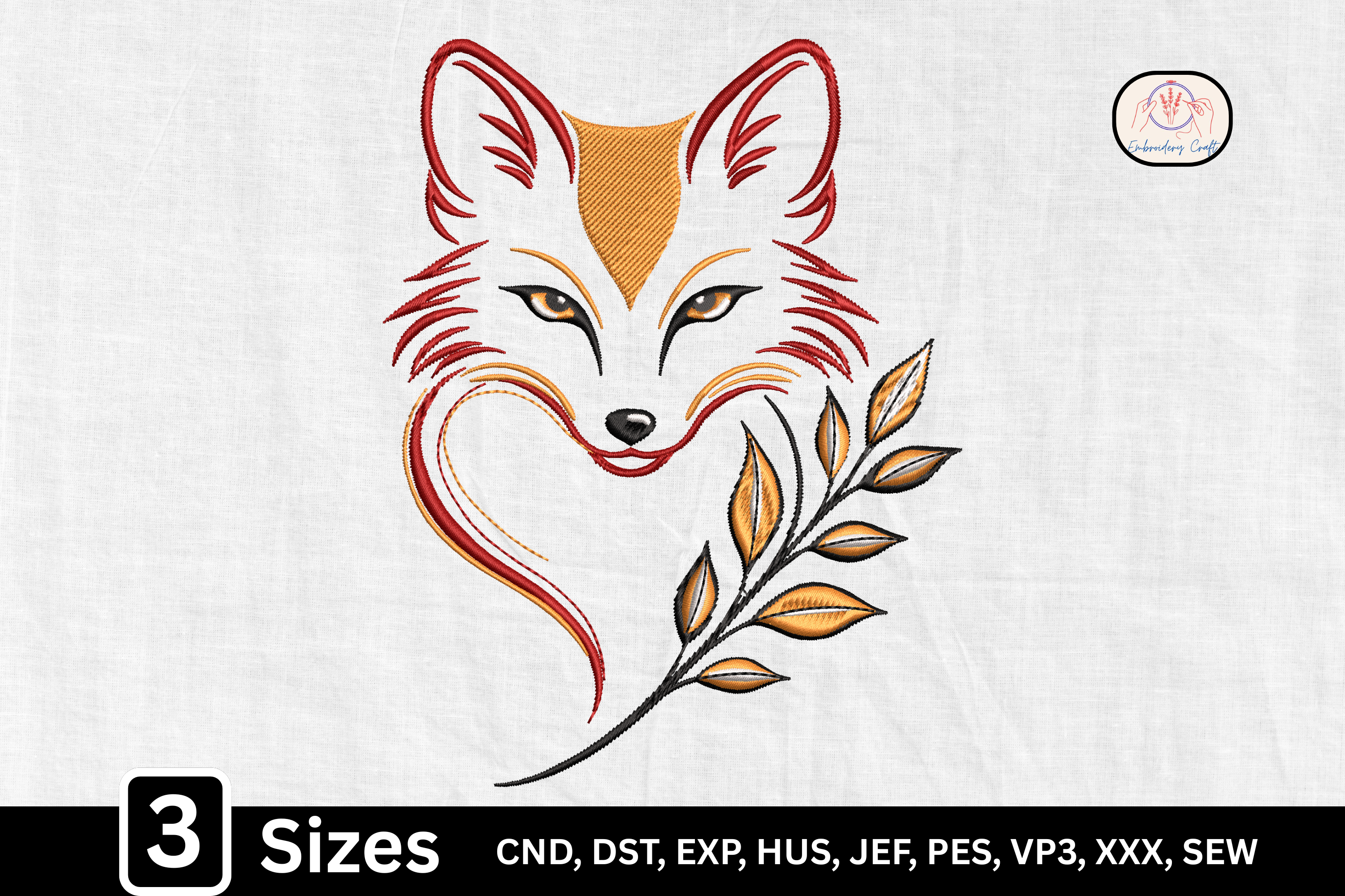 Woodland Animal Fox Head