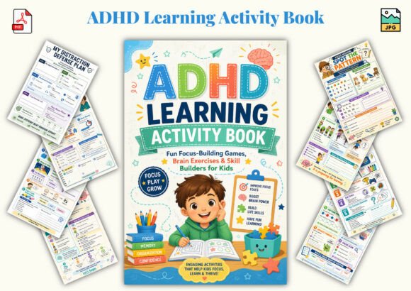 ADHD Learning Activity Book