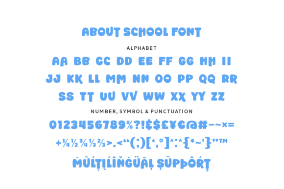 About School Font - Preview 4