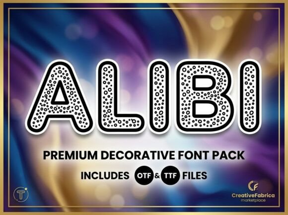 Alibi Font - Preview 1