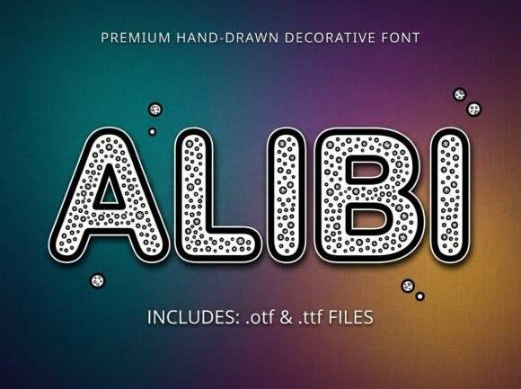 Alibi Font - Preview 2
