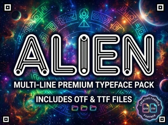Alien Font - Preview 1