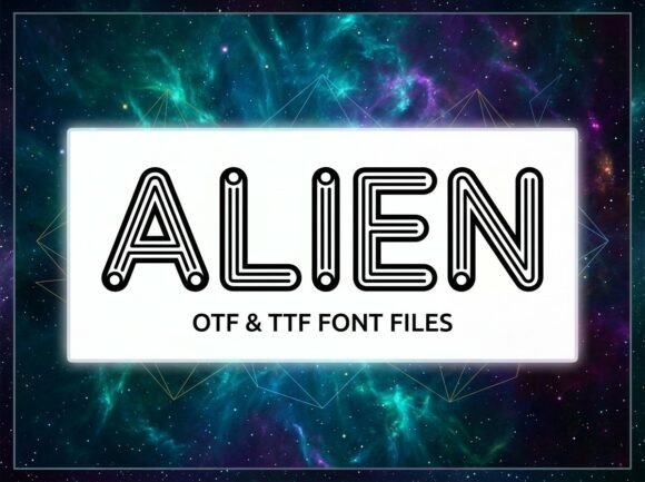 Alien Font - Preview 2