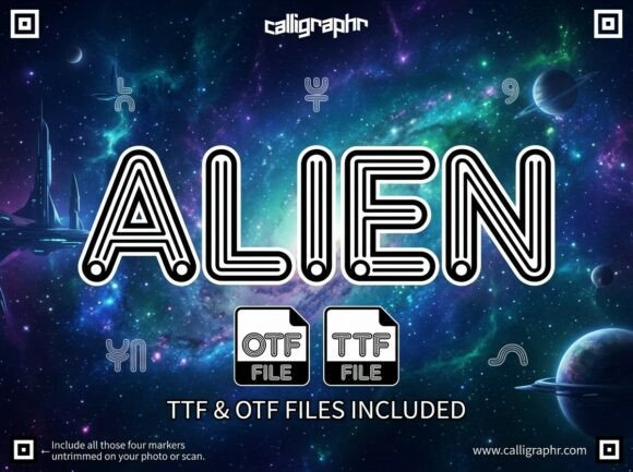 Alien Font - Preview 3