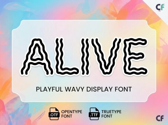 Alive Font - Preview 1