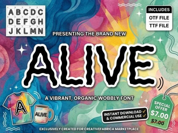 Alive Font - Preview 3