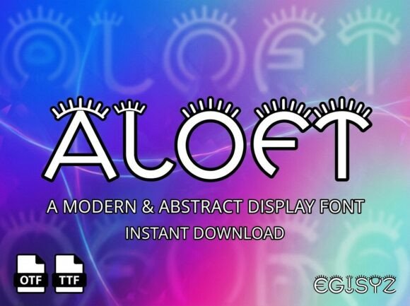 Aloft Font - Preview 3