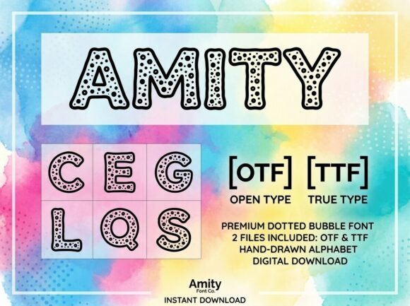 Amity Font - Preview 1
