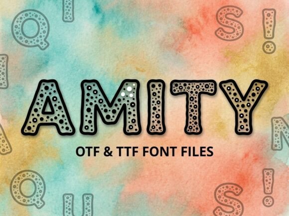Amity Font - Preview 2