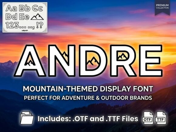 Andre Font - Preview 2