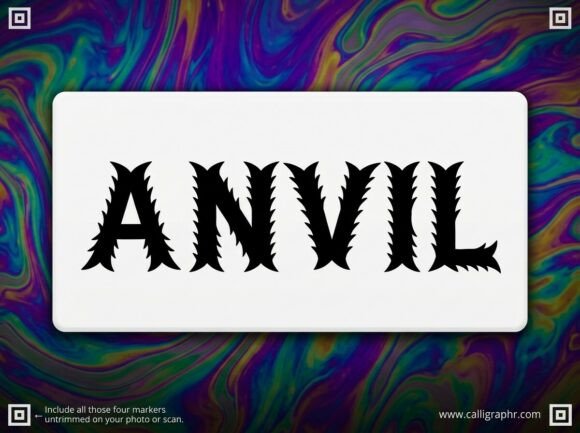 Anvil Font - Preview 1