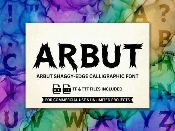 Arbut Font - Preview 1
