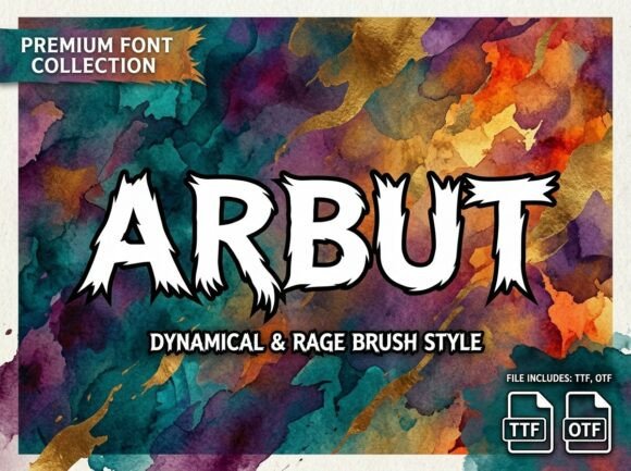 Arbut Font - Preview 2