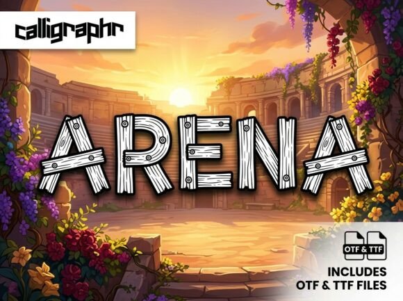 Arena Font - Preview 1