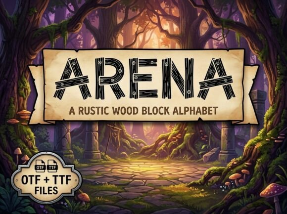 Arena Font - Preview 3