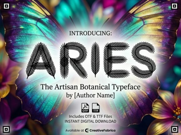 Aries Font - Preview 1