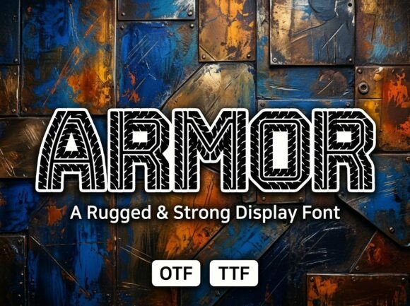 Armor Font - Preview 2