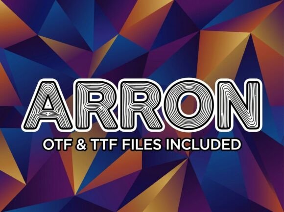 Arron Font - Preview 2