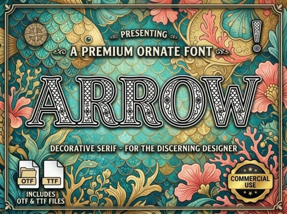 Arrow Font - Preview 1