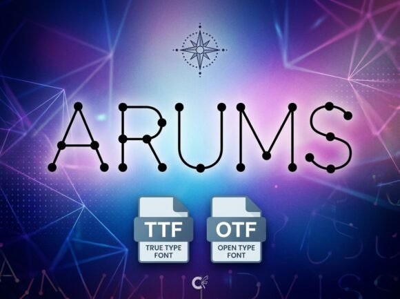 Arums Font - Preview 1