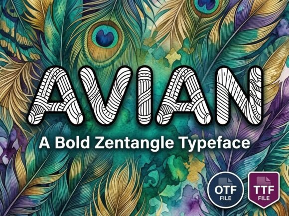 Avian Font - Preview 1