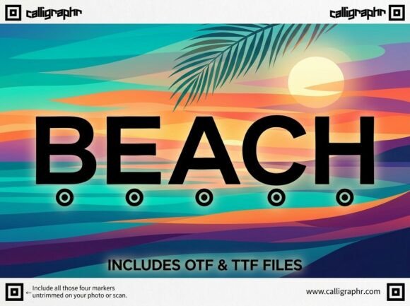 Beach Font - Preview 2