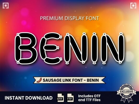 Benin Font - Preview 2