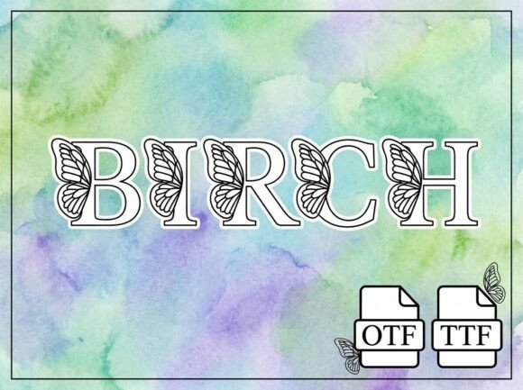 Birch Font - Preview 1