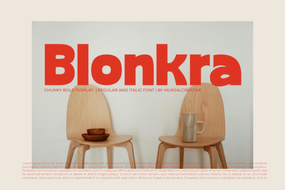 Blonkra Font - Preview 5