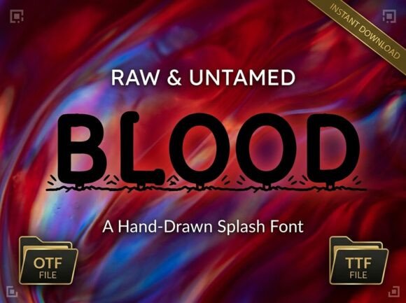 Blood Font - Preview 1