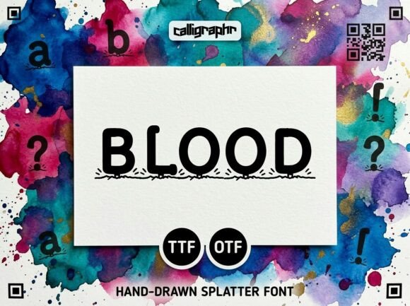 Blood Font - Preview 2