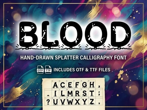 Blood Font - Preview 3