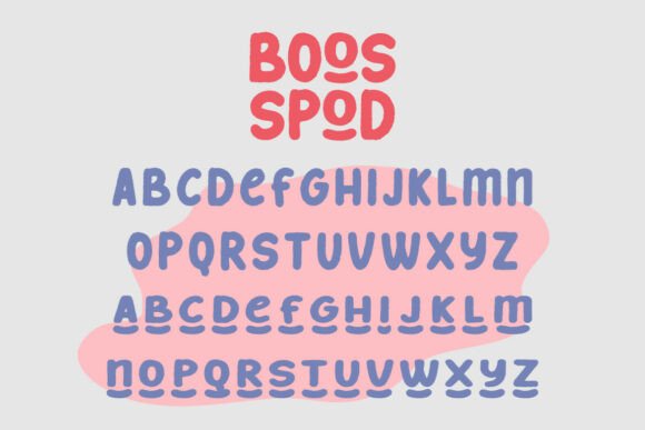 Boos Spod Font - Preview 5