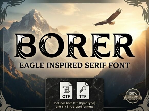 Borer Font - Preview 2