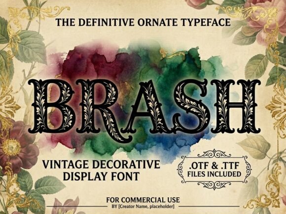 Brash Font - Preview 2