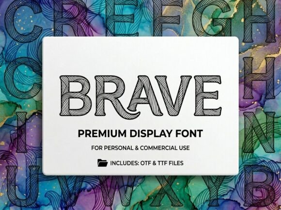 Brave Font - Preview 1