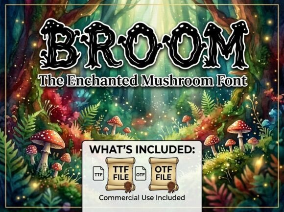 Broom Font - Preview 1