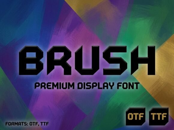 Brush Font - Preview 1