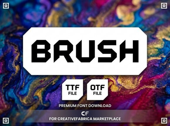 Brush Font - Preview 2