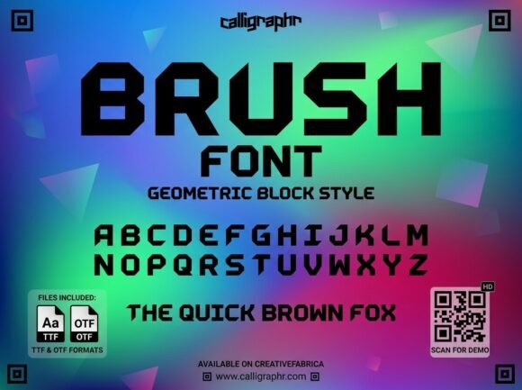 Brush Font - Preview 3