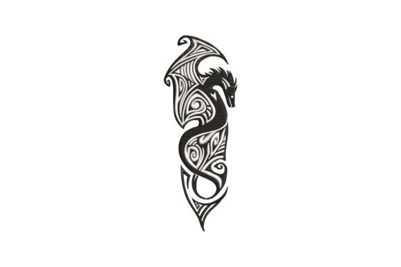Celtic Tribal Dragon