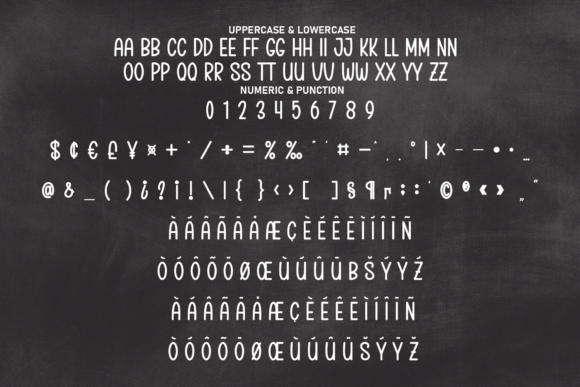 Chalk Notes Font PNG with transparent background - Preview 6