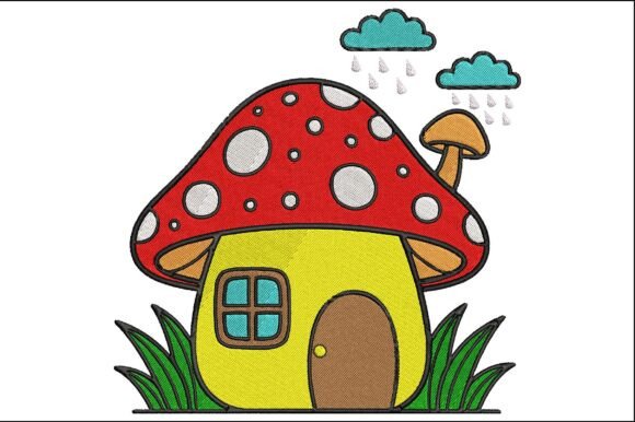 Cute Mushroom House