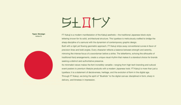Ft Kakuji Font - Preview 1