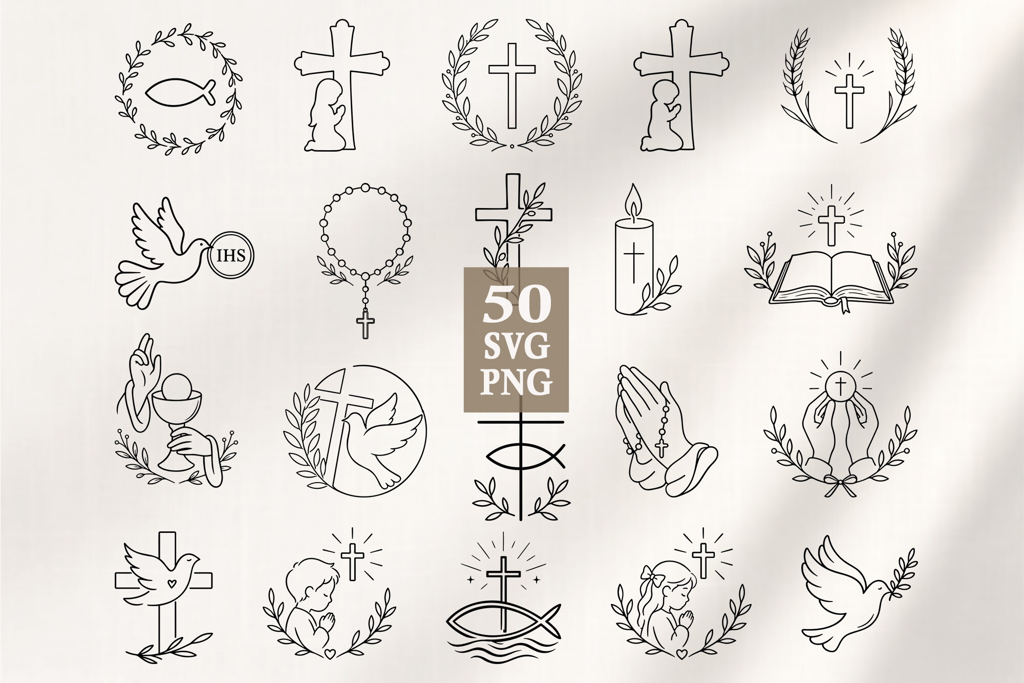 First Holy Communion SVG Bundle,Catholic
