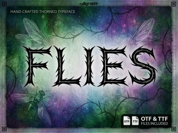 Flies Font - Preview 1