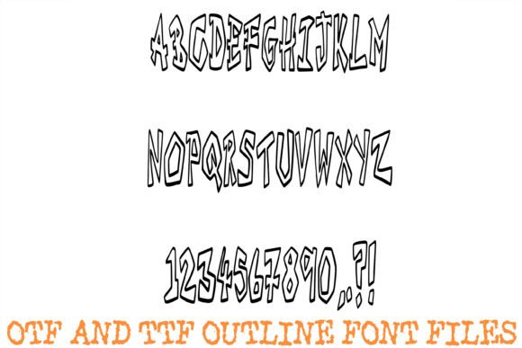 Frantic Urban Font - Preview 1