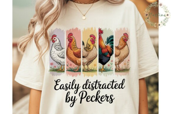 Funny Chicken Farm Sublimation Design Graphic Illustrations By Nastine