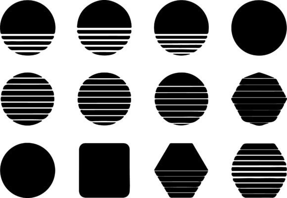 Geometric Shapes SVG Bundle