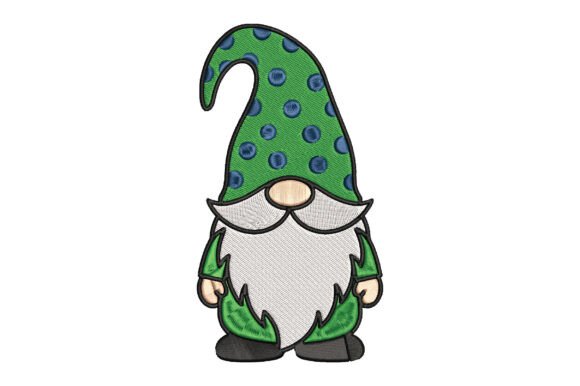 Gnome Embroidery Design